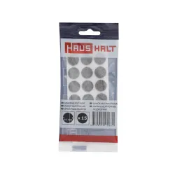 Baldų padukas Haushalt, pilka sp., 1.6 cm, 15 vnt.