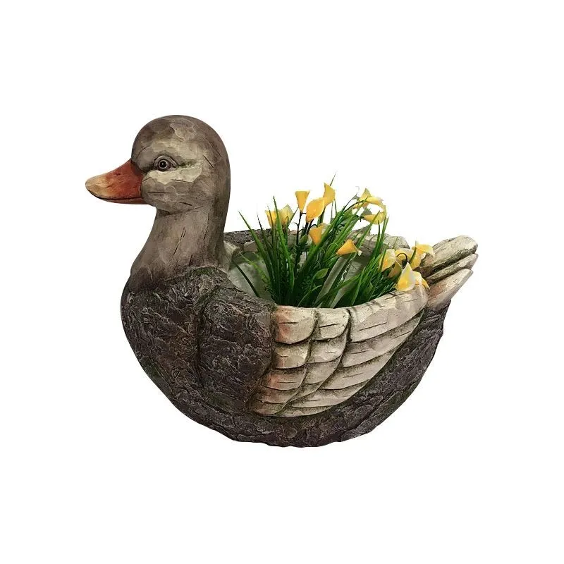 Dārza apdare Pīle Garden Center NFY19052B-39, 39 cm x 24.5 cm x 31.5 cm, brūna krās.-daudzkrāsaina