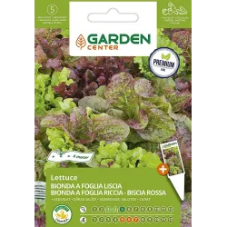 Семена Garden Center, салаты Bionda a Foglia Riccia-Biscia Rossa, 5 г