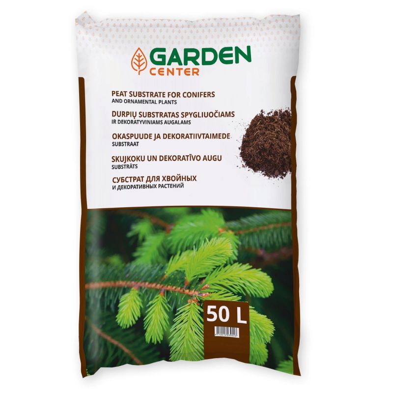 Substrāts skujkokiem un dekor.augiem 50l