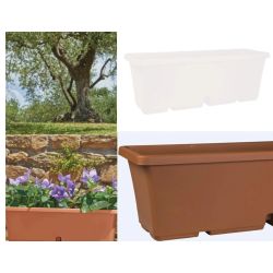 Plastm. puķu pods tbtisb50-110 d50 balts