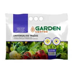 Mēslojums universāls, dārzam, dārza augiem Garden Center, granulēts, 3.5 kg
