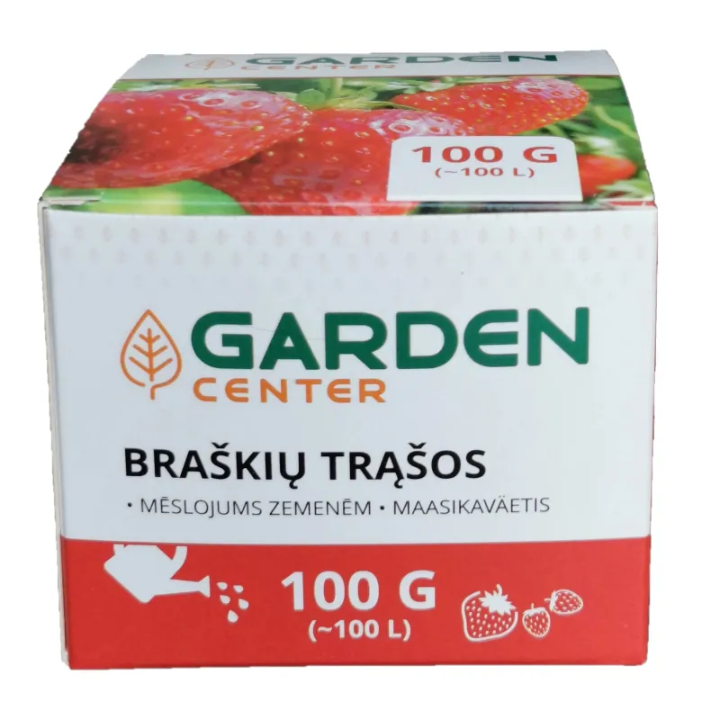 Mēslojums zemenēm Garden Center, lielam apjomam, 0.1 kg