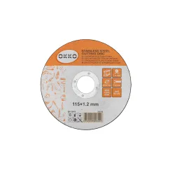 Griešanas disks leņķa slīpmašīnām Okko 200.00, 115 mm x 1.2 mm x 22.23 mm