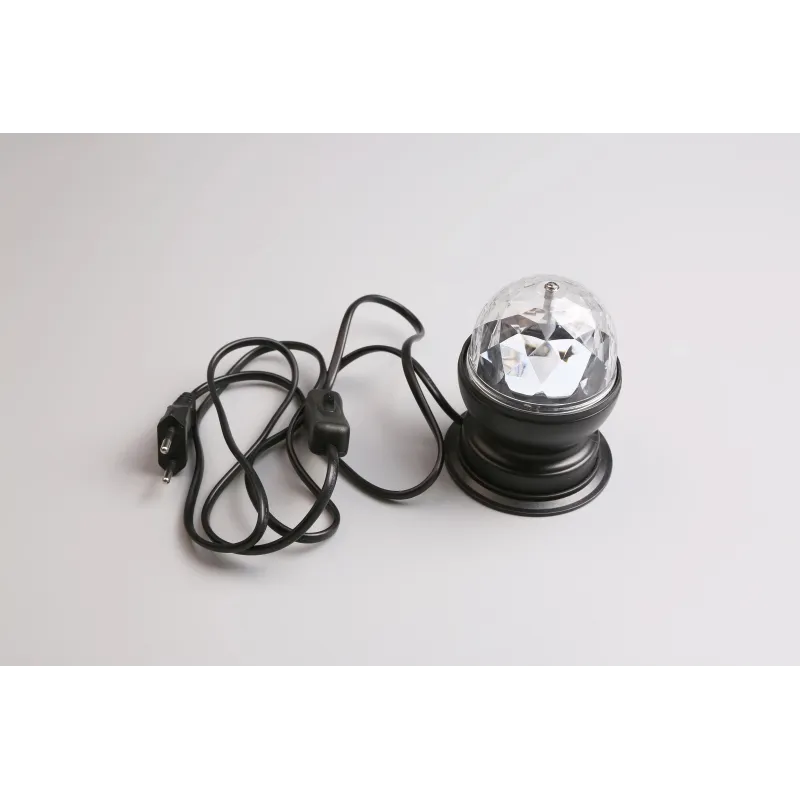 Diskotēku gaismeklis DSLED-005, 1.5 W, melna krās.