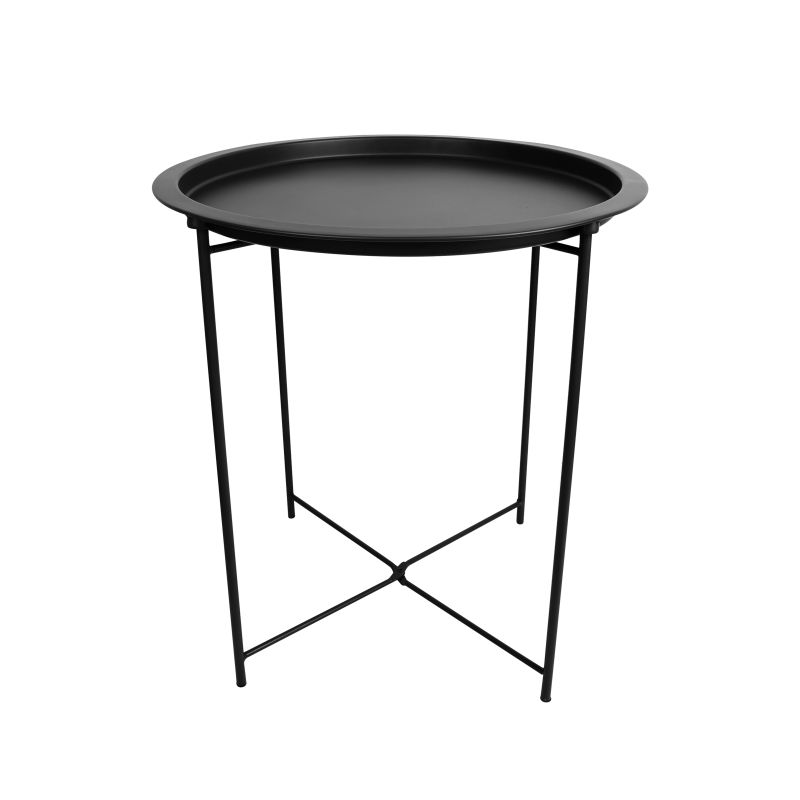 Galdiņš feline 50,5x46,8x46,8 cm melns