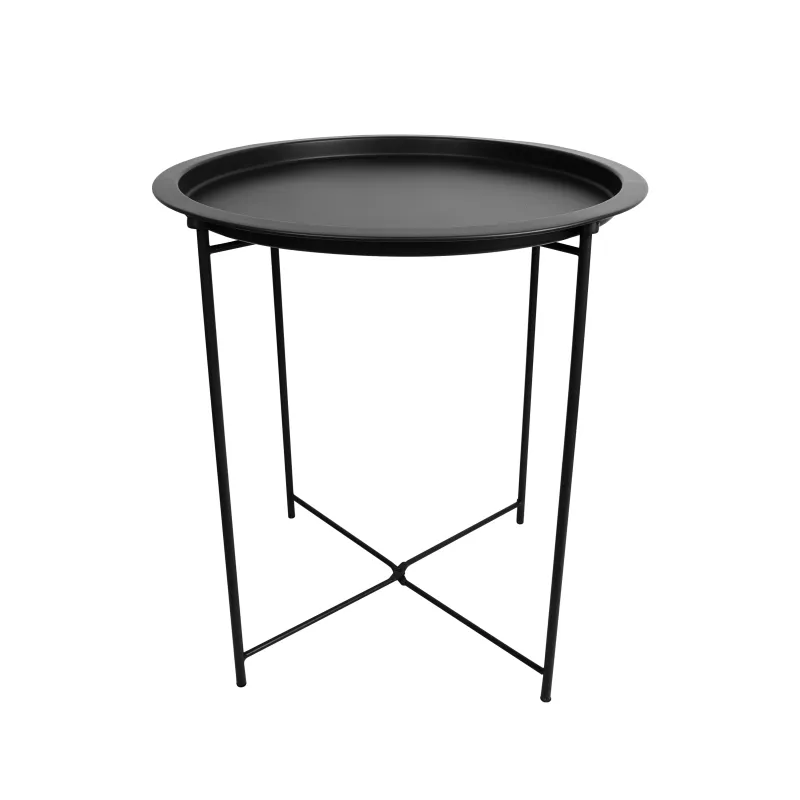 Журнальный столик Domoletti Feline, черный цв., 46.8 см x 46.8 см x 50.5 см