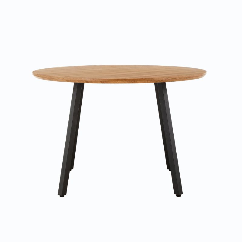 Ēdam.galds henri 75x120x120cm oz.-melns