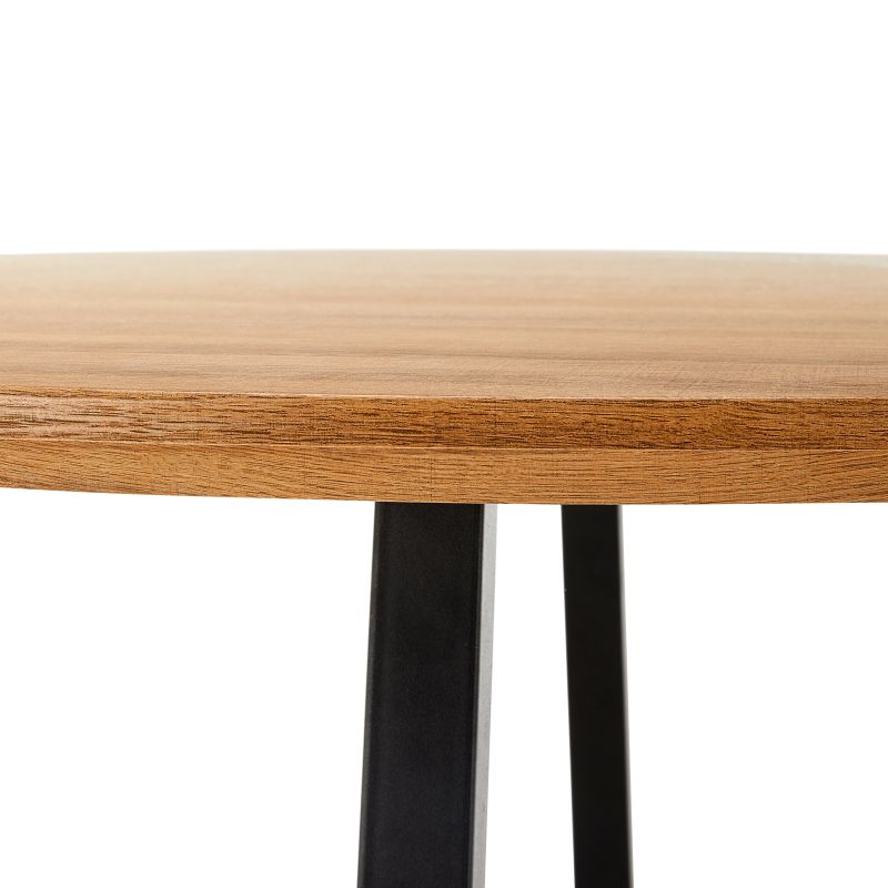 Ēdam.galds henri 75x120x120cm oz.-melns