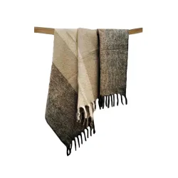 Плед Domoletti 1412, коричневый цв.-бежевый цв., 125 см x 150 см