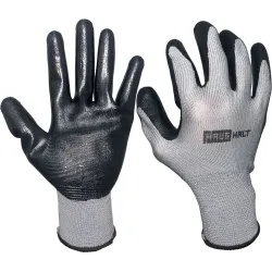 Kindad kummeeritud, sõrmikud Haushalt, must v., 9-L