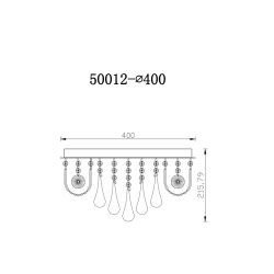 Lampa mont.bisel 50012-400 4xe14-led
