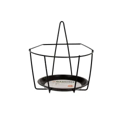 Puķu poda turētājs Garden Center, 21 cm x 22 cm, 14 cm, melna krās.