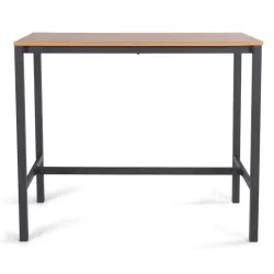 Stalas Domoletti INARA, juoda sp.-medžio sp., 120 cm x 60 cm x 100 cm