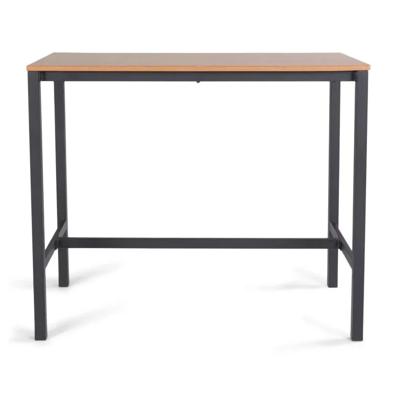 Stalas Domoletti INARA, juoda sp.-medžio sp., 120 cm x 60 cm x 100 cm