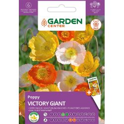 Sēklas magoņu victory giant mix 0.5g