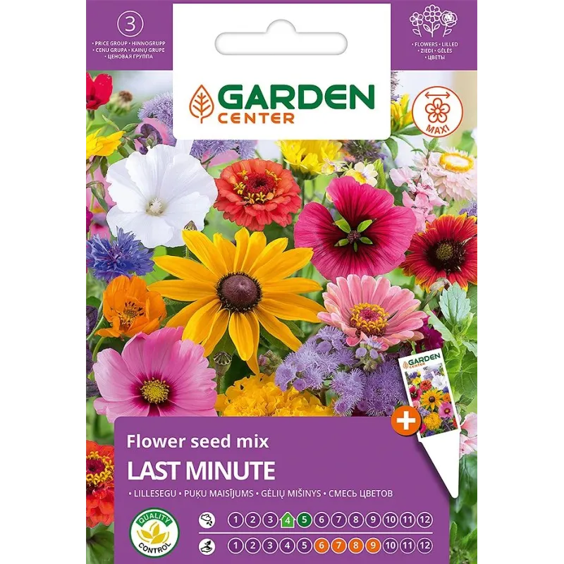 Sēklas Garden Center ziedu maisījums LAST MINUTE, 1 g