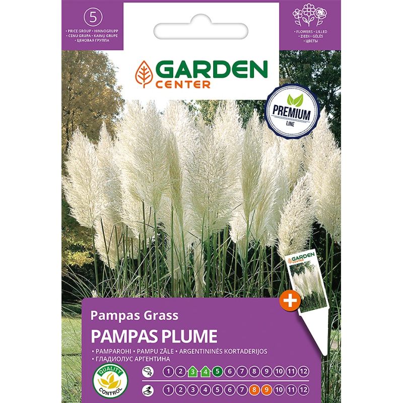 Sēklas pampuzāles pampas plume balt.0.2g