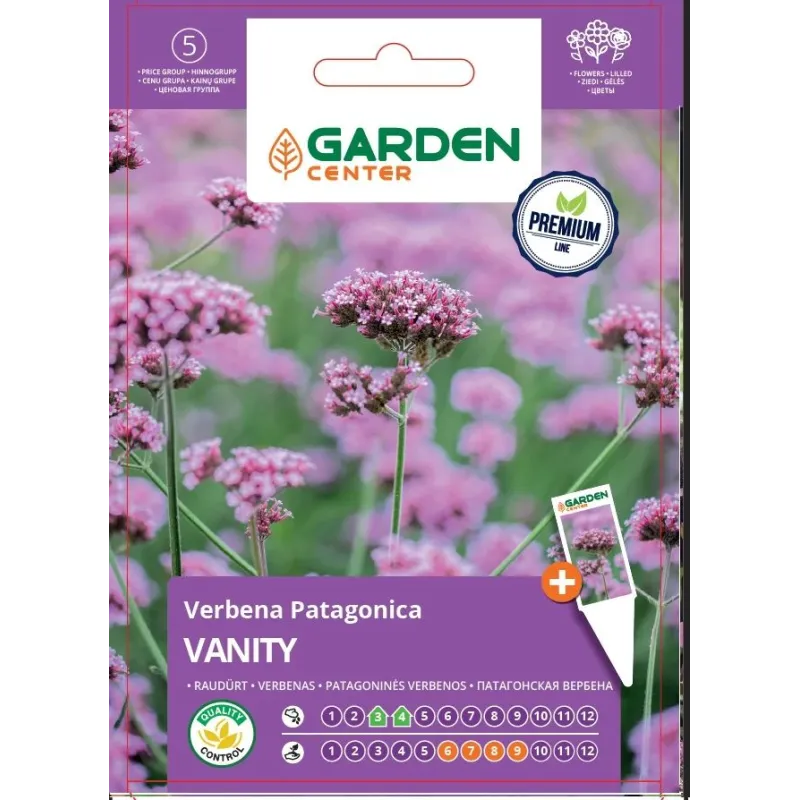 Sēklas Garden Center verbēnas VANITY, 7 g