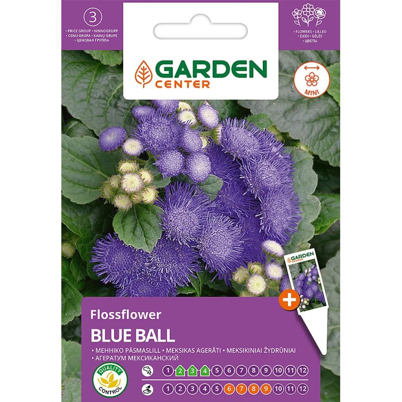 Sēklas ziedu agerāti blue ball 0.4g