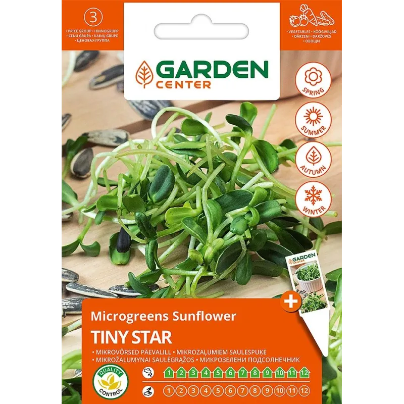 Sēklas Garden Center dīgšanas saulespuķes TINY STAR, 10 g