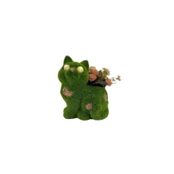 Aialillepott Kass Garden Center QN23Z03R, 18 cm x 15.5 cm x 22 cm, roheline v.