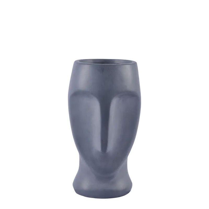 Dekoratīvais puķu pods Seja Garden Center LT34721-PC, 21 cm x 19 cm x 34 cm, pelēka