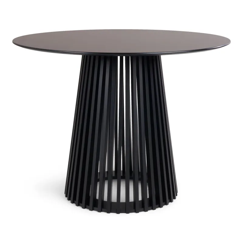 Стол Domoletti, черный цв., 100 см x 100 см x 75 см