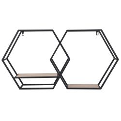 Plaukts siorus 2 vietu brūns melns