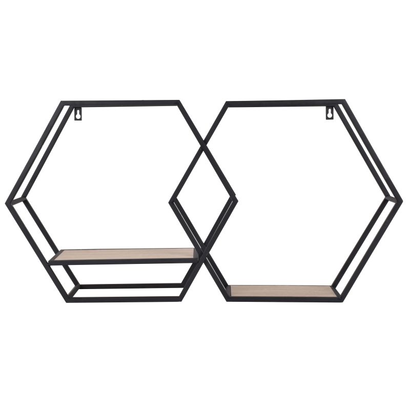 Plaukts siorus 2 vietu brūns melns