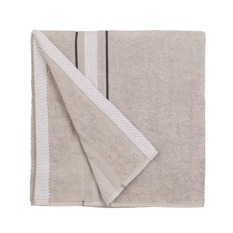 Vannas dvielis Domoletti SOFT, pelēka krās., 140 cm x 70 cm