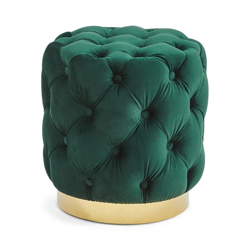 Pufs apaļš ahiga zaļš 40x43cm