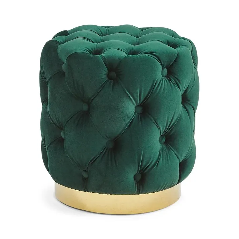 Пуф Domoletti AHIGA, зеленый цв., 40 см x 40 см x 43 см