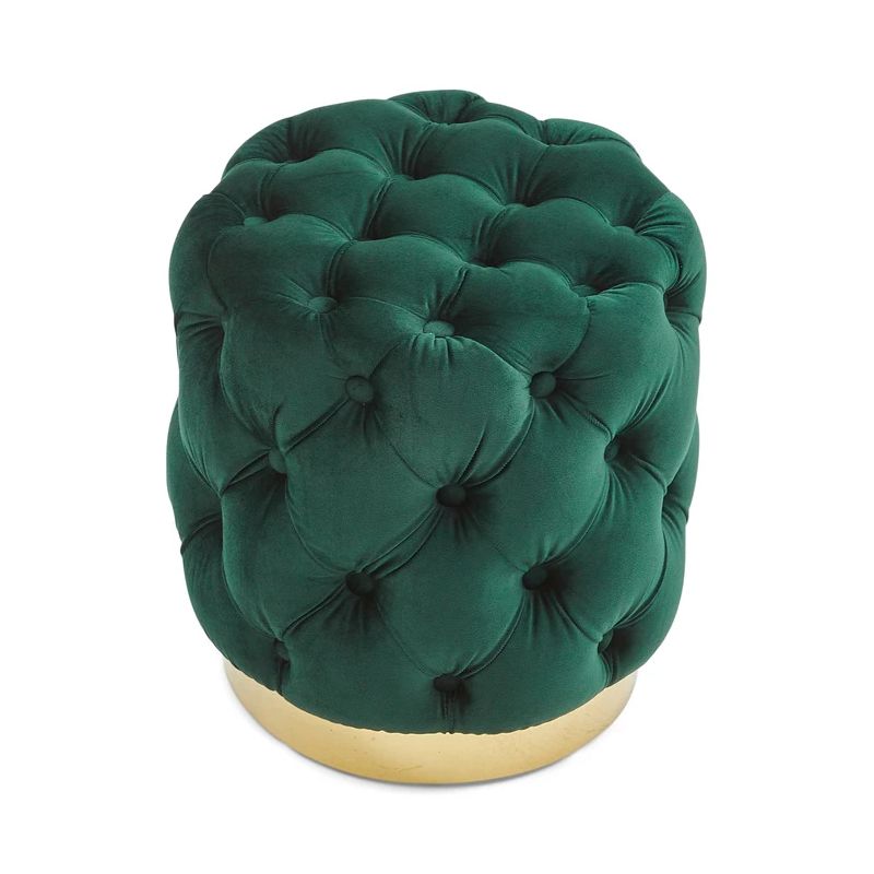 Pufs apaļš ahiga zaļš 40x43cm