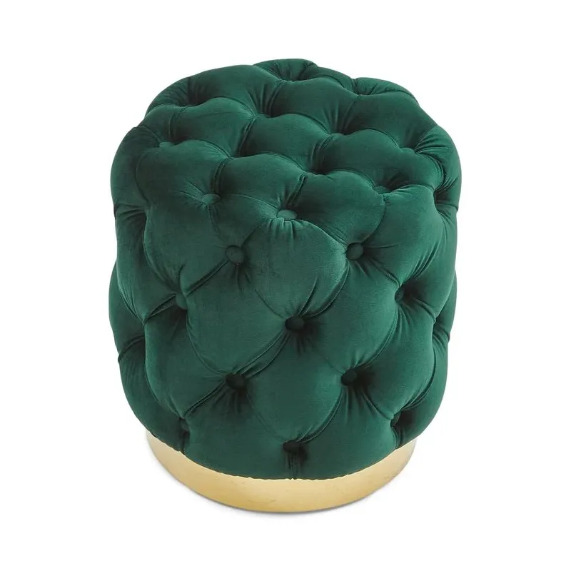 Пуф Domoletti AHIGA, зеленый цв., 40 см x 40 см x 43 см