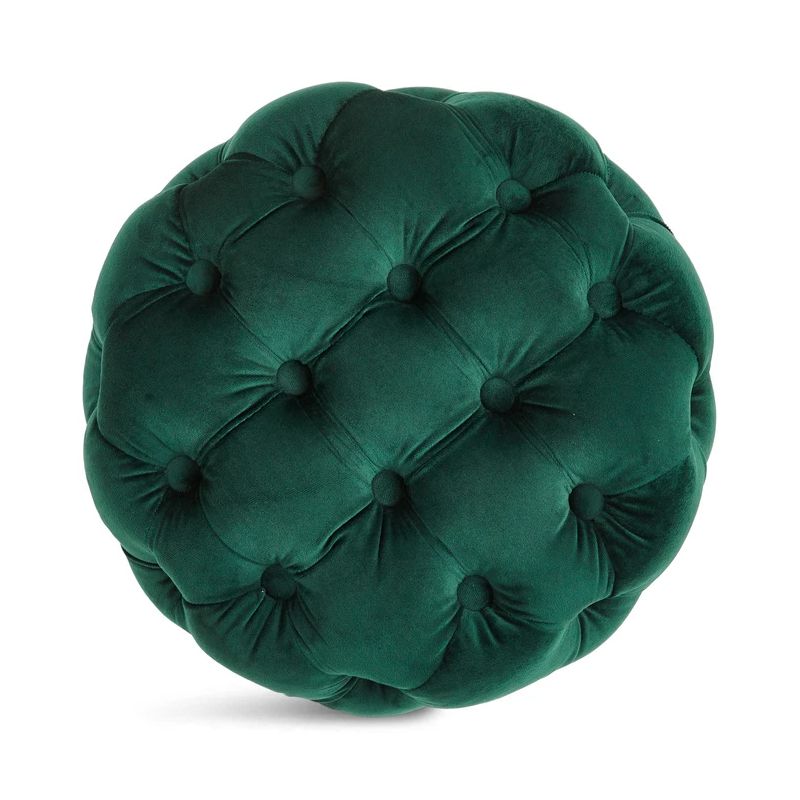 Pufs apaļš ahiga zaļš 40x43cm