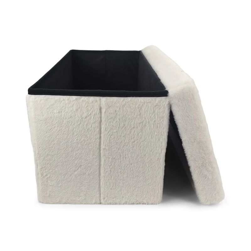 Pufs 38x38x76 āda balta liels