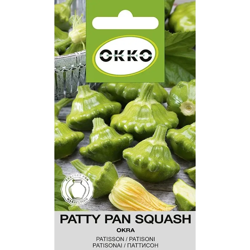 Sēklas dārzeņu patisoni okra 1g