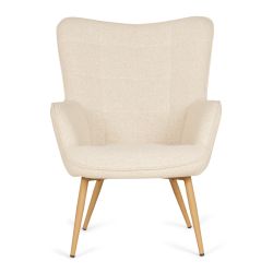 Tugitool Domoletti GEO TEDDY, valge v., 73 cm x 73 cm x 99 cm