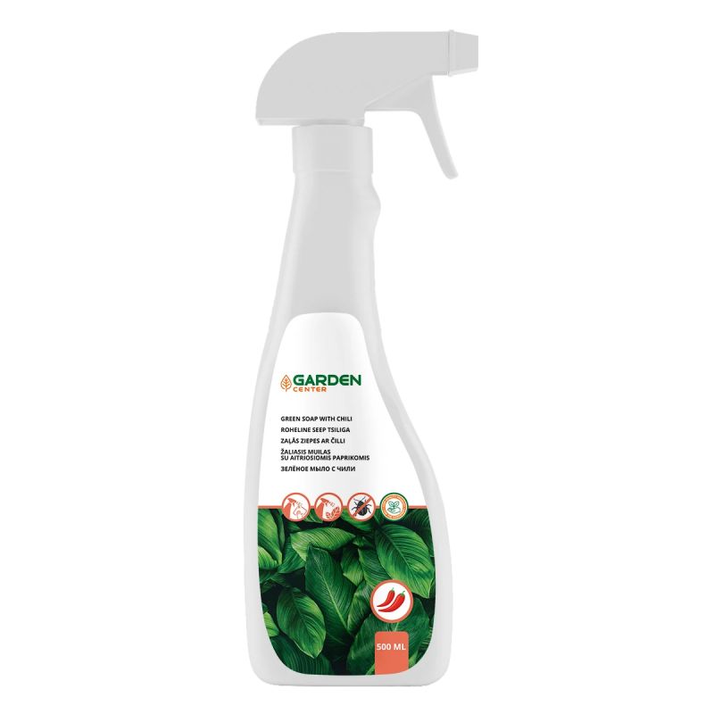 Zaļās ziepes ar čili garden center 500ml