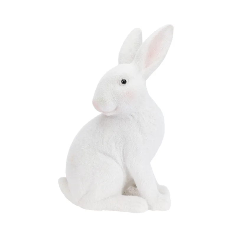 Dārza apdare Zaķis Garden Center QNZRB03, 27 cm x 19.5 cm x 41.5 cm, balta