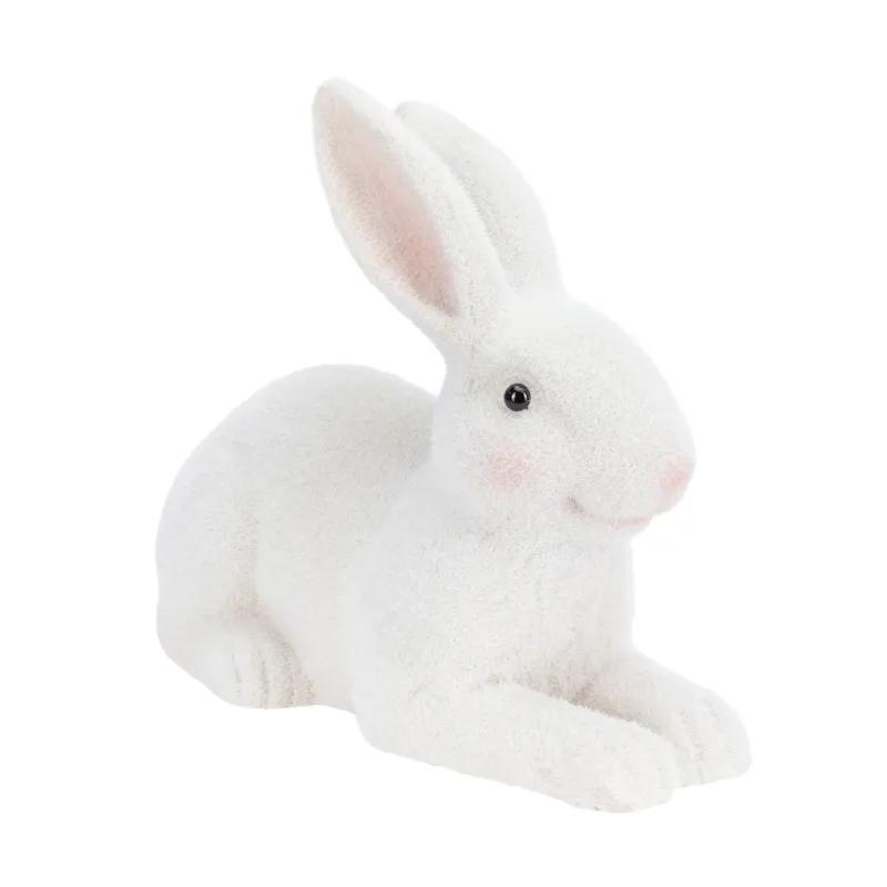 Dārza apdare Zaķis Garden Center QNZRB02, 37 cm x 18 cm x 28.5 cm, balta