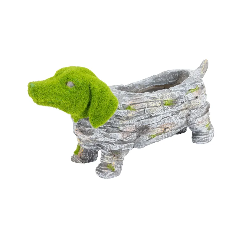 Dārza apdare Suns Garden Center NFXY2169-52, 52 cm x 16.5 cm x 24.5 cm, zaļa-pelēka