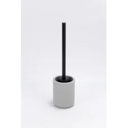 Tualetes birste Domoletti, pelēka, 10 cm x 36 cm x 10 cm