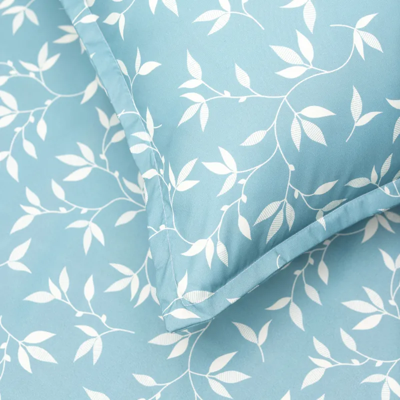 Gultas veļas komplekts Okko TWIG, zaļa, 200 x 220 cm