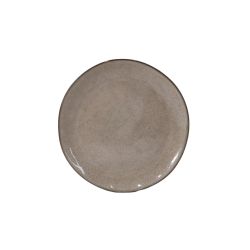 Šķīvis deserta brūns punktains 21cm