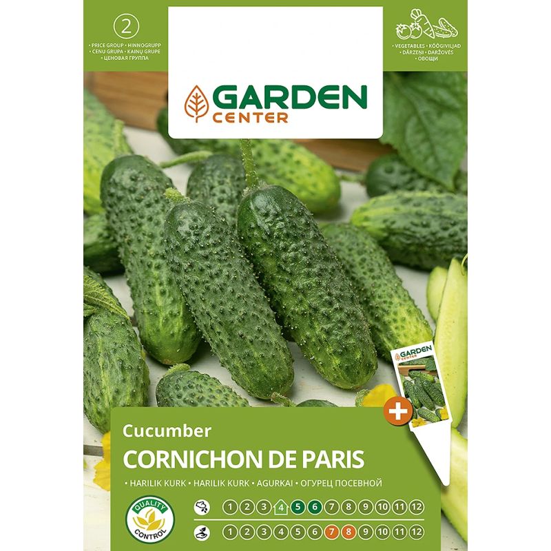 Sēklas kornišonu cornichon de paris 1g