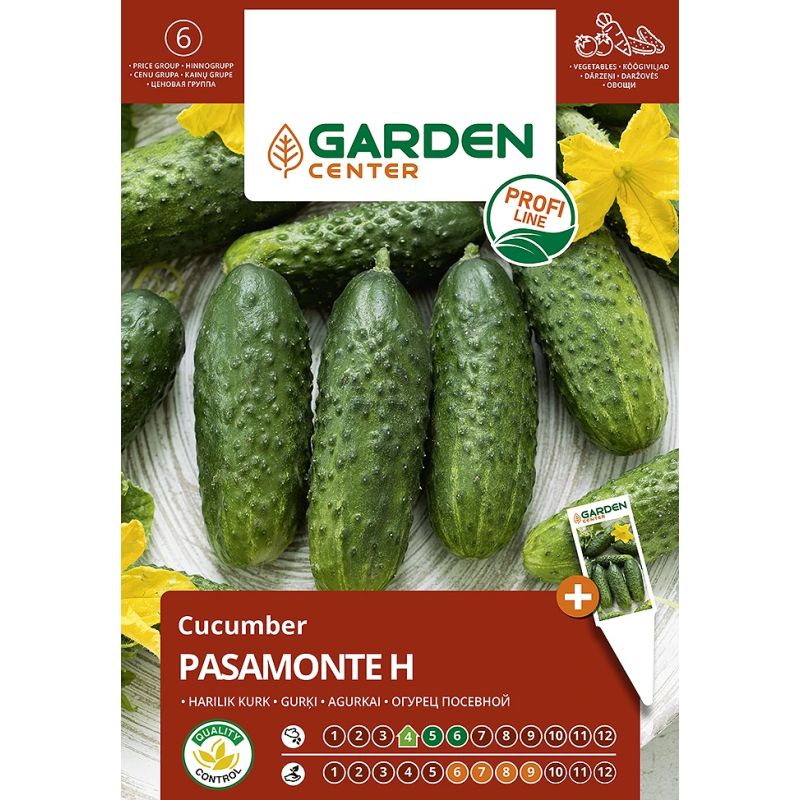 Sēklas dārz kornišonu pasamonte h 10s