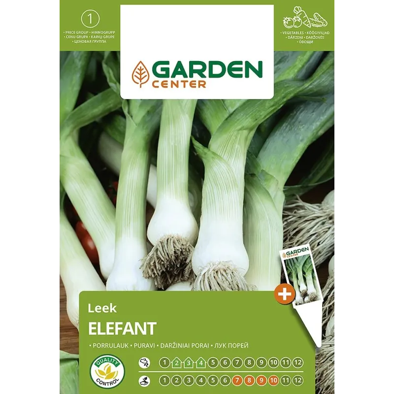 Sēklas Garden Center, puravi ELEFANT, 1 g