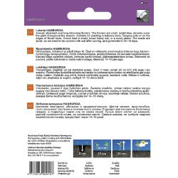 Sēklas ziedu lobēlija hamburgia 0.1g